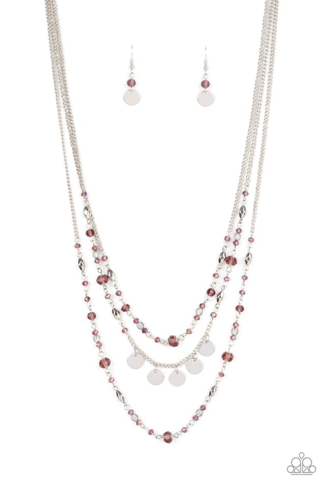 Step Out of My Aura - Purple - Paparazzi Necklace Image