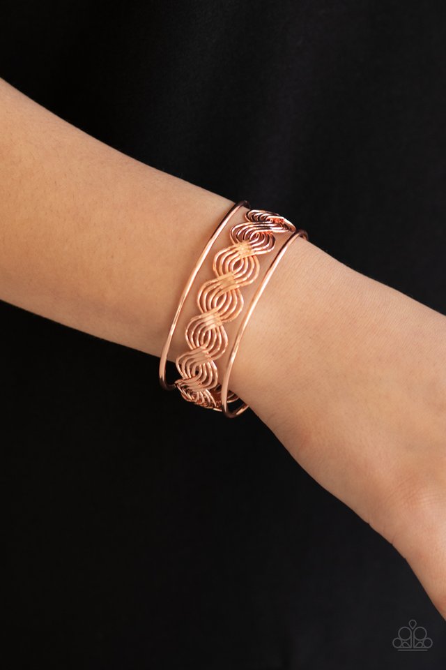 WEAVE An Impression - Copper - Paparazzi Bracelet Image
