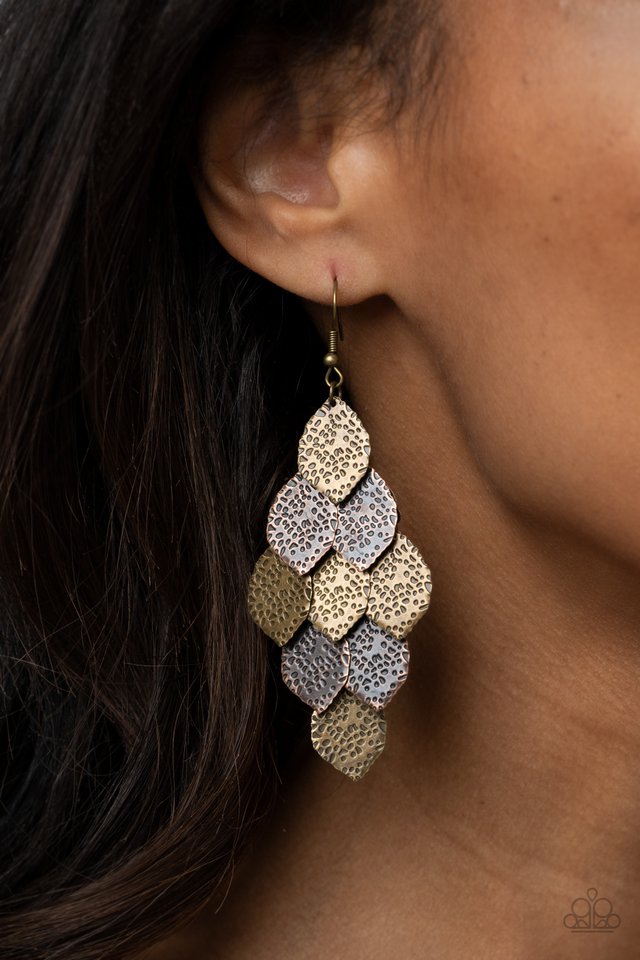 Loud and Leafy - Multi - Paparazzi Earring Image