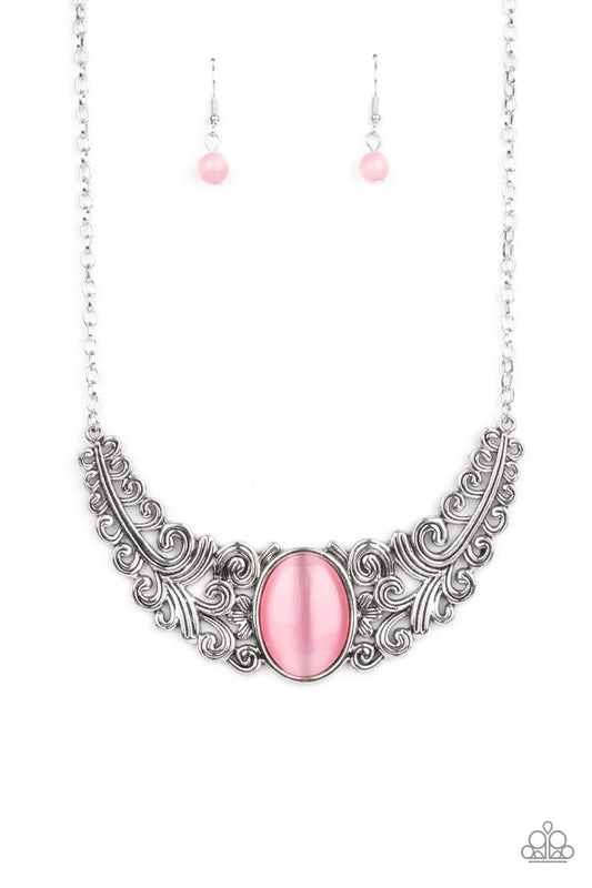 Celestial Eden - Pink - Paparazzi Necklace Image
