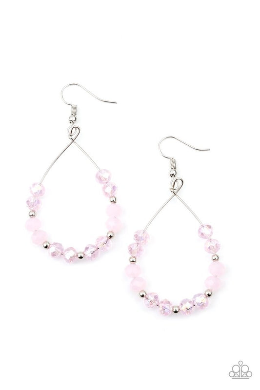 Wink Wink - Pink - Paparazzi Earring Image