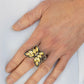 Fluttering Fashionista - Yellow - Paparazzi Ring Image