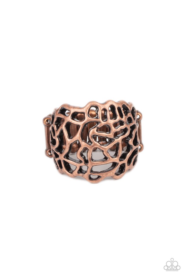 Get Your FRILL - Copper - Paparazzi Ring Image