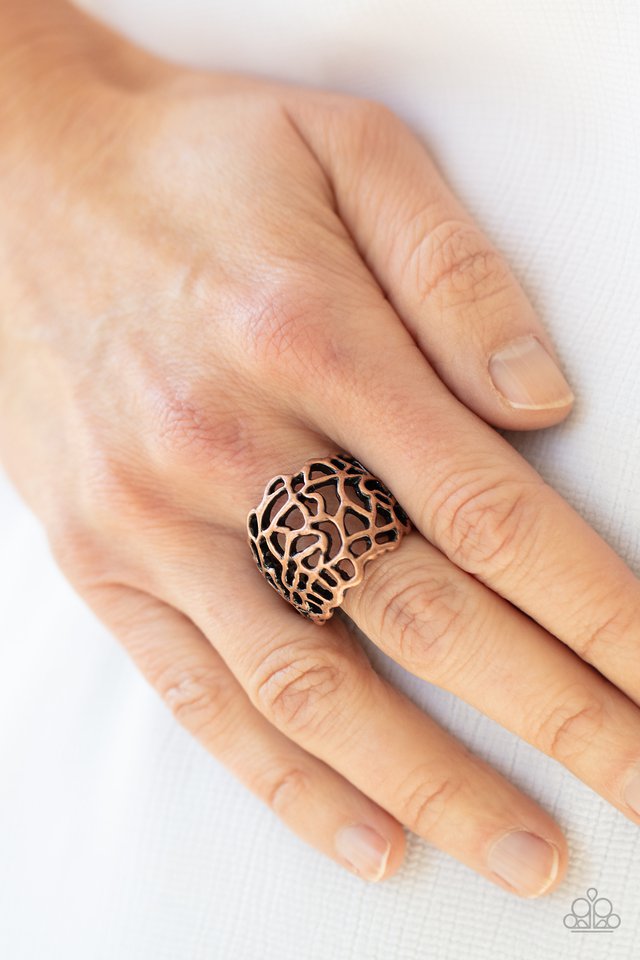 Get Your FRILL - Copper - Paparazzi Ring Image