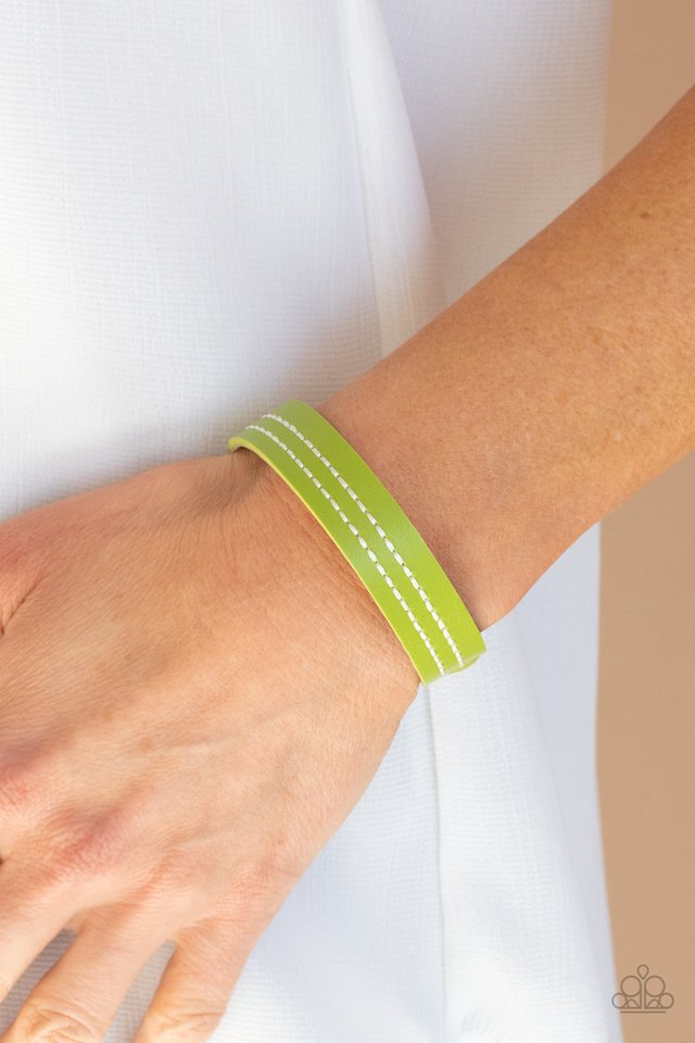 Life is WANDER-ful - Green - Paparazzi Bracelet Image