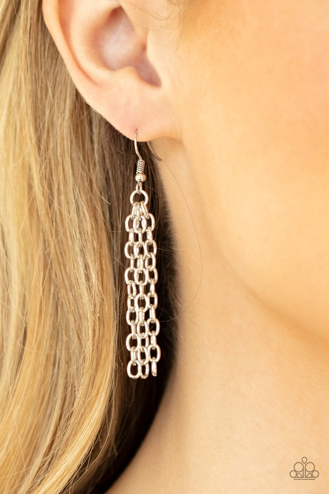 Wearable Wildflowers - Silver - Paparazzi Necklace Image