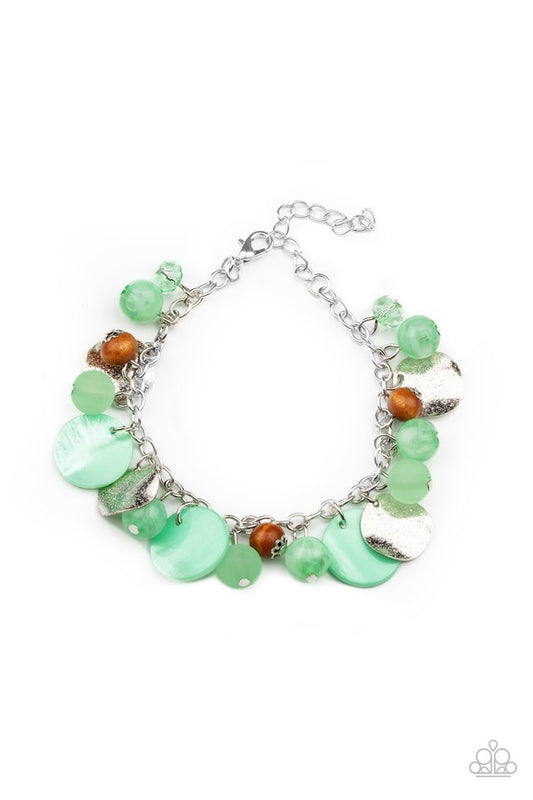 Springtime Springs - Green - Paparazzi Bracelet Image