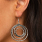 Spiraling Out of Control - Silver - Paparazzi Earring Image