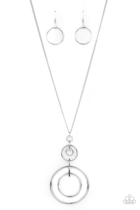 The Inner Workings - Silver - Paparazzi Necklace Image