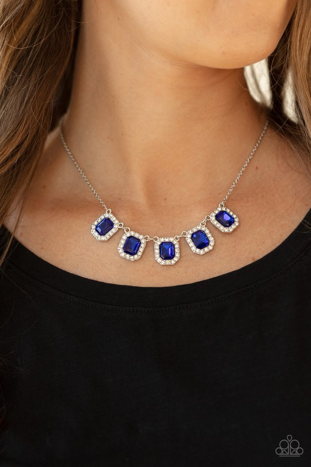 Next Level Luster - Blue - Paparazzi Necklace Image