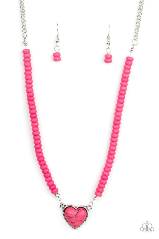 Country Sweetheart - Pink - Paparazzi Necklace Image
