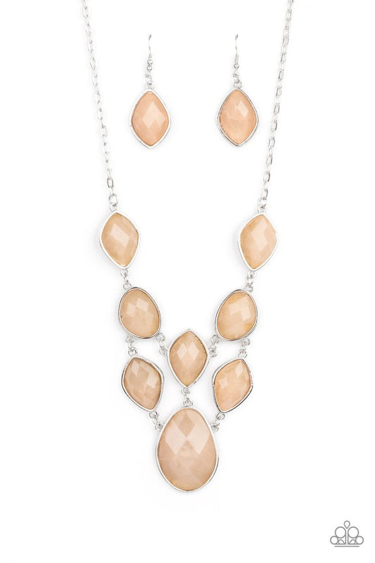 Opulently Oracle - Brown - Paparazzi Necklace Image