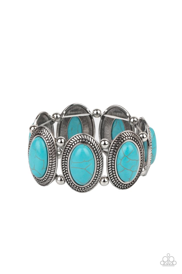 Until The Cows Come HOMESTEAD - Blue - Paparazzi Bracelet Image