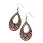 Organically Opulent - Copper - Paparazzi Earring Image
