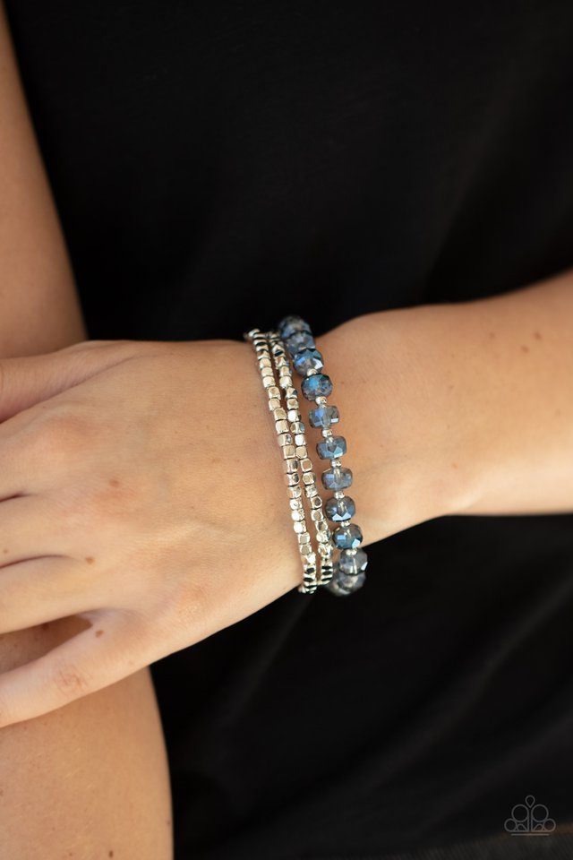 Celestial Circus - Blue - Paparazzi Bracelet Image