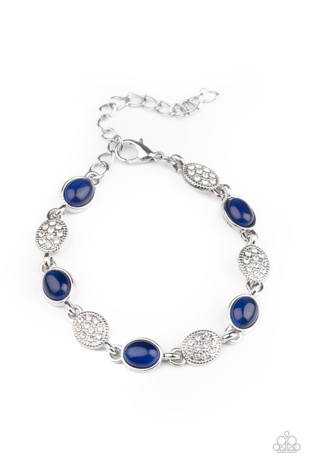 Stop and GLOW - Blue - Paparazzi Bracelet Image