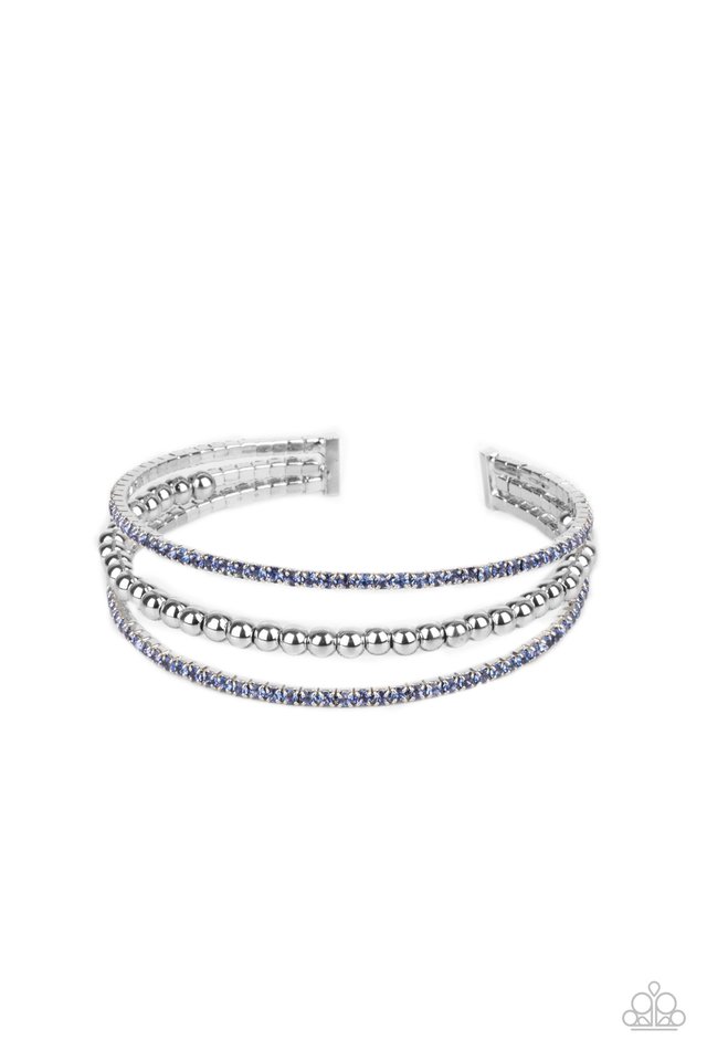 High-End Eye Candy - Blue - Paparazzi Bracelet Image
