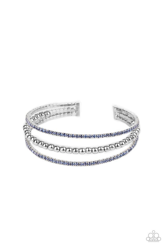 High-End Eye Candy - Blue - Paparazzi Bracelet Image