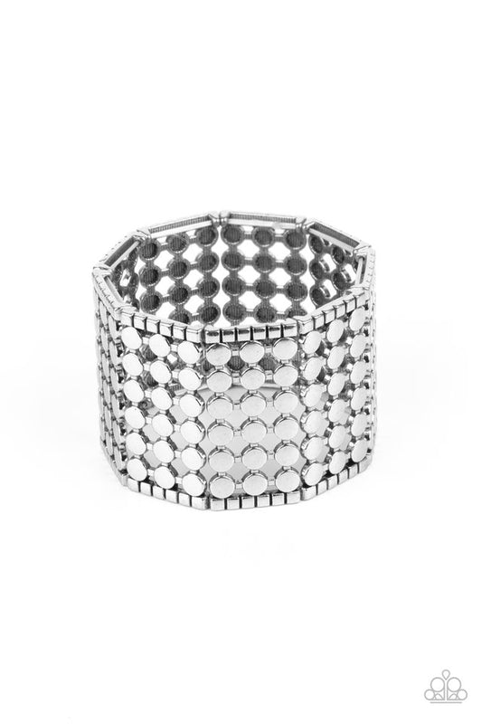 Cool and CONNECTED - Silver - Paparazzi Bracelet Image