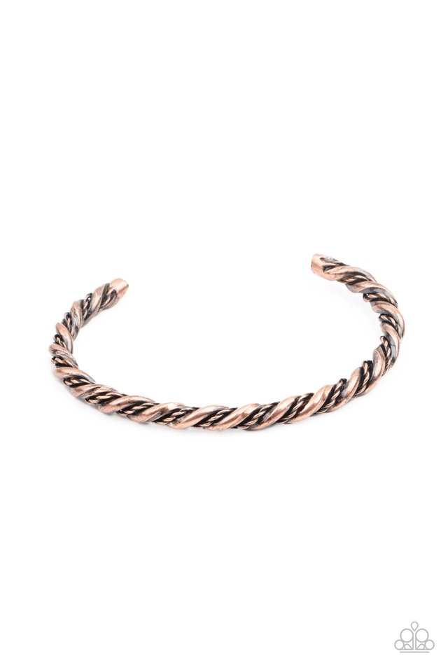 Combat Ready - Copper - Paparazzi Bracelet Image