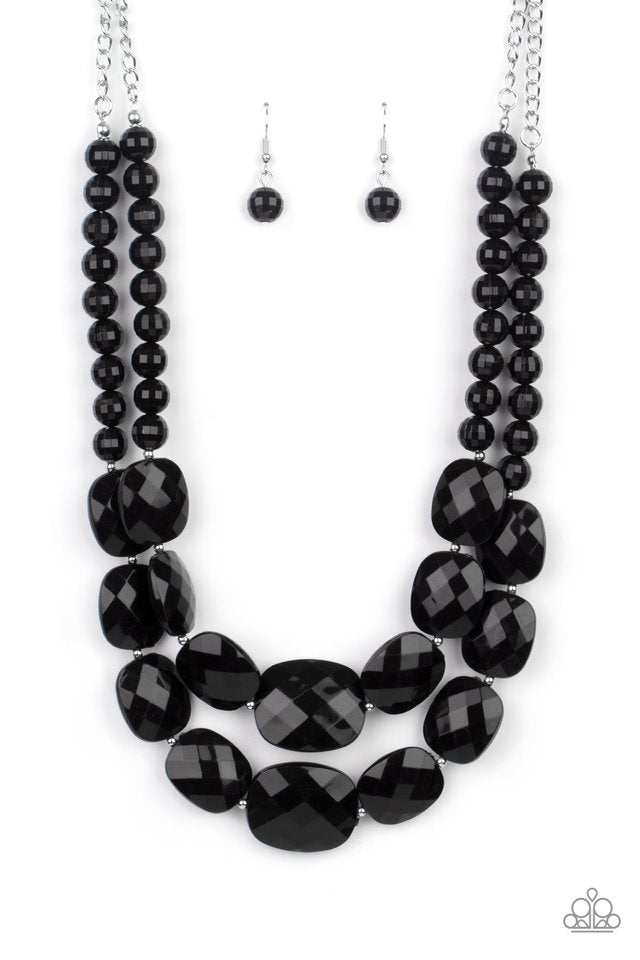 ​Resort Ready - Black - Paparazzi Necklace Image