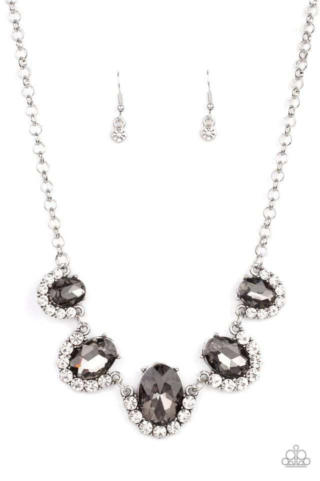 ​The Queen Demands It - Silver - Paparazzi Necklace Image