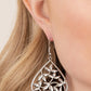 ​Taj Mahal Gardens - Silver - Paparazzi Earring Image