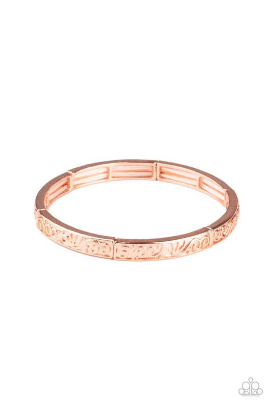 Precisely Petite - Copper - Paparazzi Bracelet Image