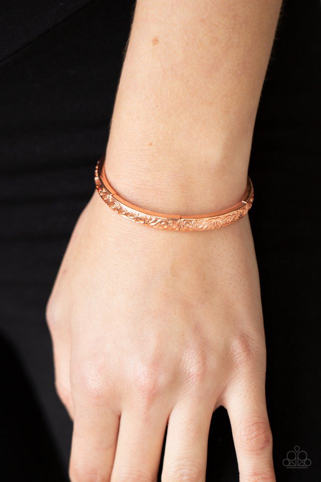 Precisely Petite - Copper - Paparazzi Bracelet Image