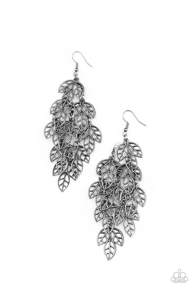 ​The Shakedown - Silver - Paparazzi Earring Image
