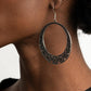 Bodaciously Blooming - Black - Paparazzi Earring Image