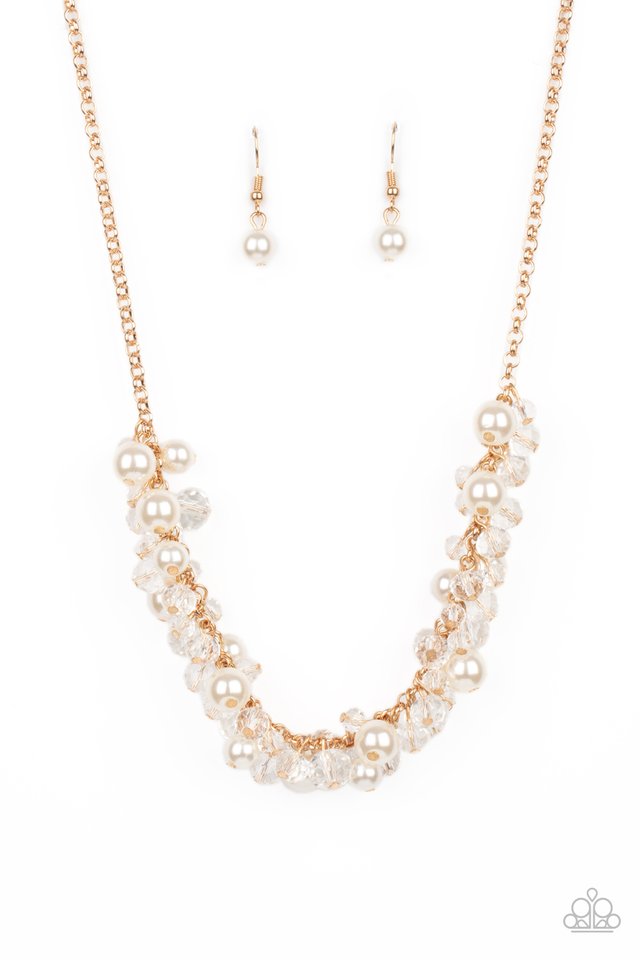 Pardon My FRINGE - Gold - Paparazzi Necklace Image