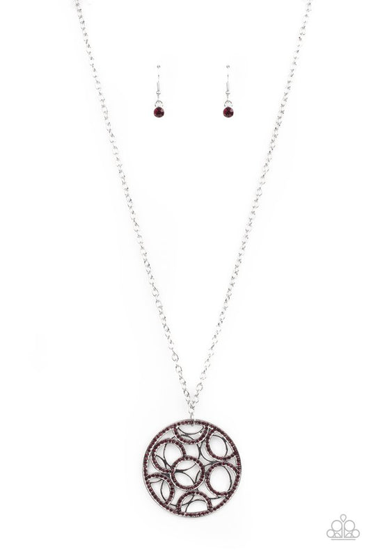 Thanks A MEDALLION - Purple - Paparazzi Necklace Image
