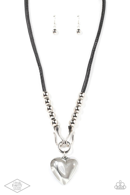 Forbidden Love - Black - Paparazzi Necklace Image