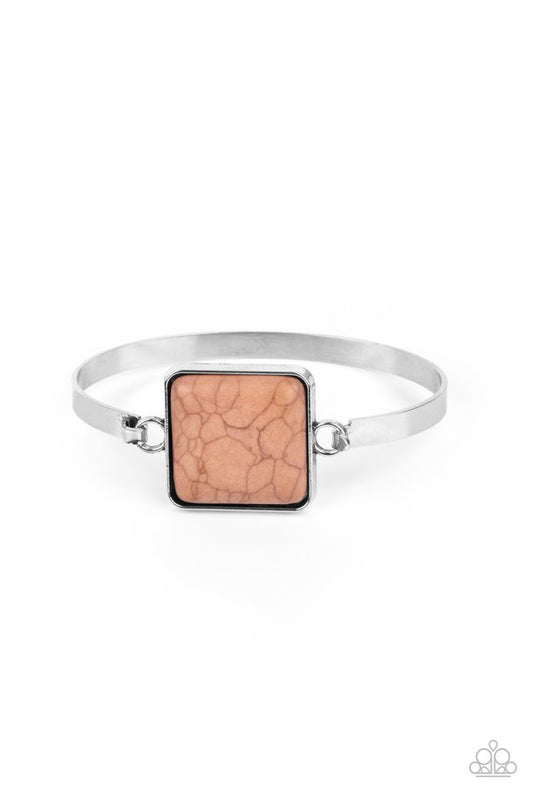 Turning a CORNERSTONE - Brown - Paparazzi Bracelet Image