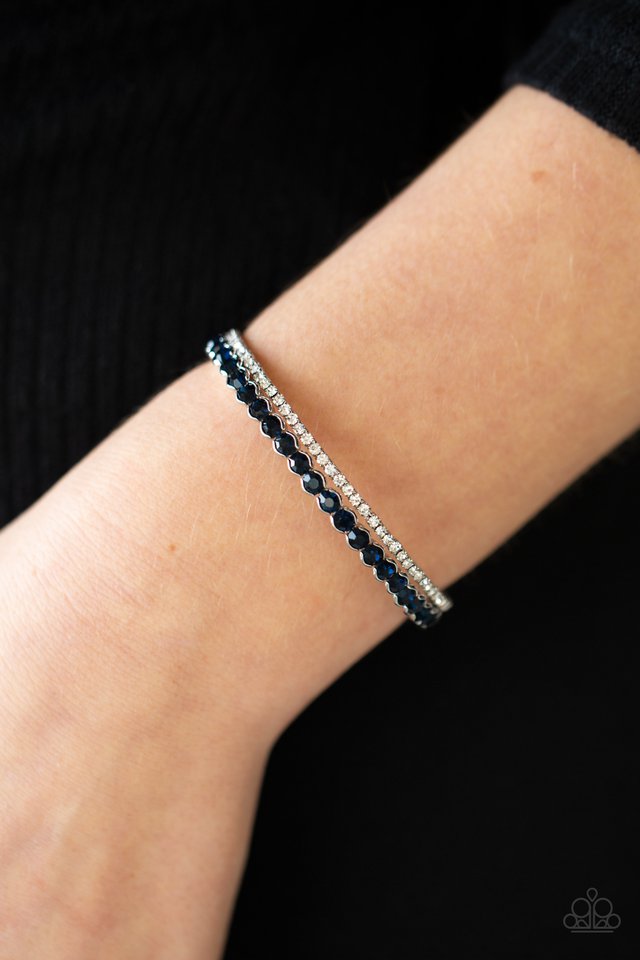 ​Fairytale Sparkle - Blue - Paparazzi Bracelet Image