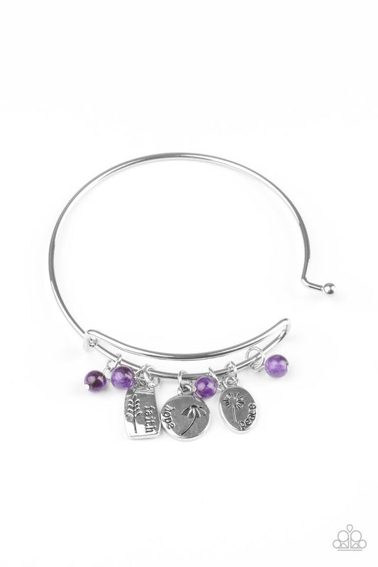 GROWING Strong - Purple - Paparazzi Bracelet Image