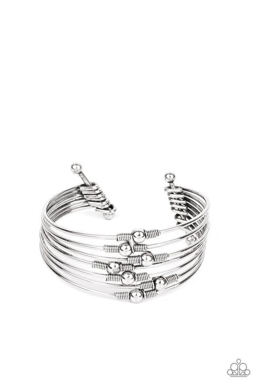 ​Industrial Intricacies - Silver - Paparazzi Bracelet Image
