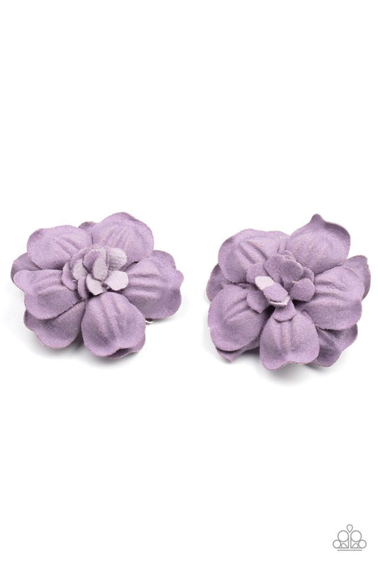 Happy-GROW-Lucky - Purple - Paparazzi Hair Accessories Image