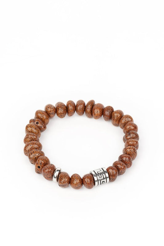 ​Natural State of Mind - Brown - Paparazzi Bracelet Image