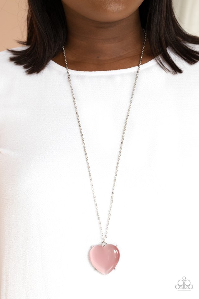 ​Warmhearted Glow - Pink - Paparazzi Necklace Image