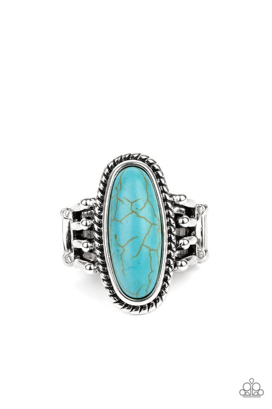 ​Home On The RANCH - Blue - Paparazzi Ring Image
