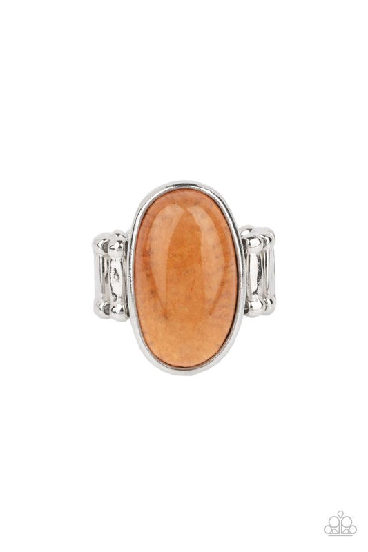 Mystical Mantra - Orange - Paparazzi Ring Image