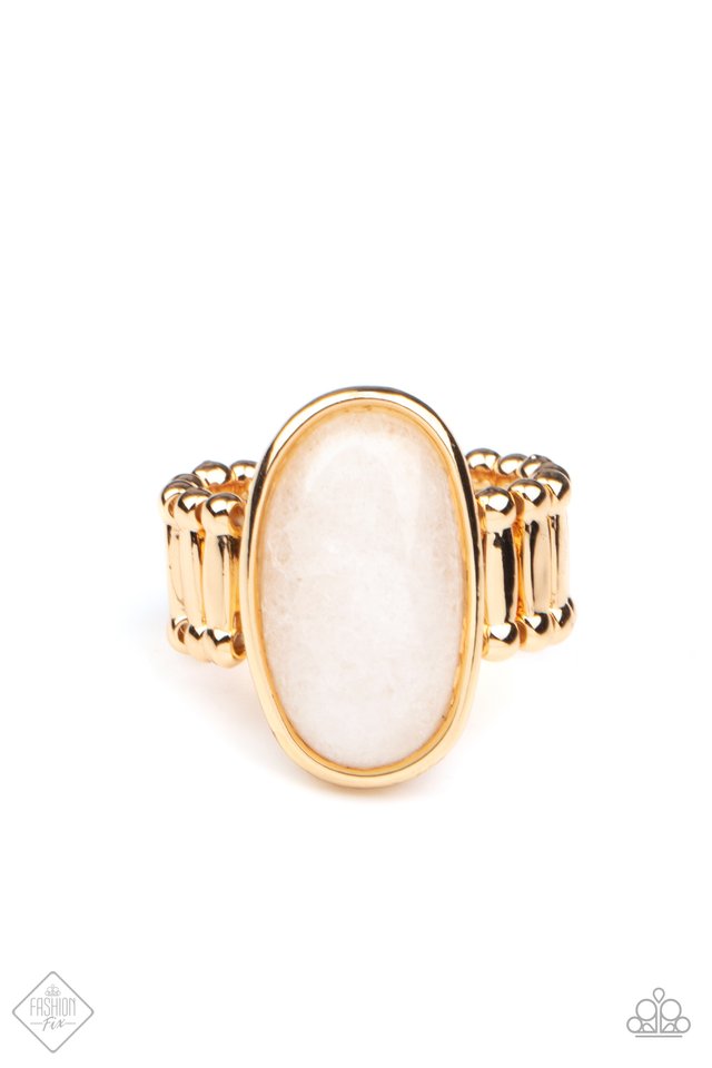 Mystical Mantra - Gold - Paparazzi Ring Image