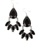 POWERHOUSE Call - Black - Paparazzi Earring Image