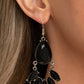 POWERHOUSE Call - Black - Paparazzi Earring Image