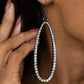 ​Dazzling Decorum - Black - Paparazzi Earring Image