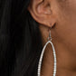 Dazzling Decorum - White - Paparazzi Earring Image