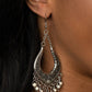 ​Sahara Fiesta - White - Paparazzi Earring Image