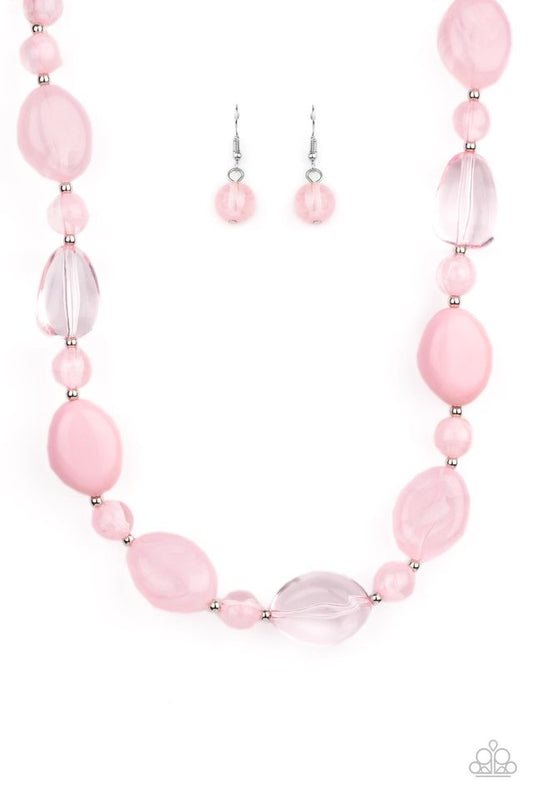 Staycation Stunner - Pink - Paparazzi Necklace Image